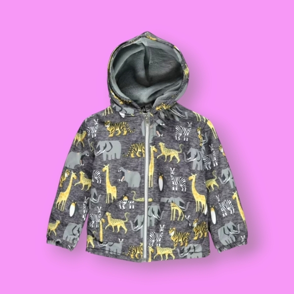 Mick Mack Infant Charcoal Grey Jungle Fall Jacket Size 12M - Picture 1 of 8